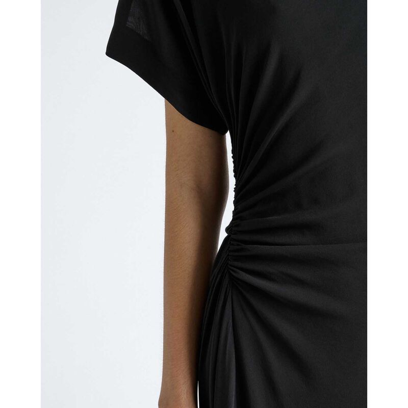 Cue Draped Fold Neck Midi Dress image number 2